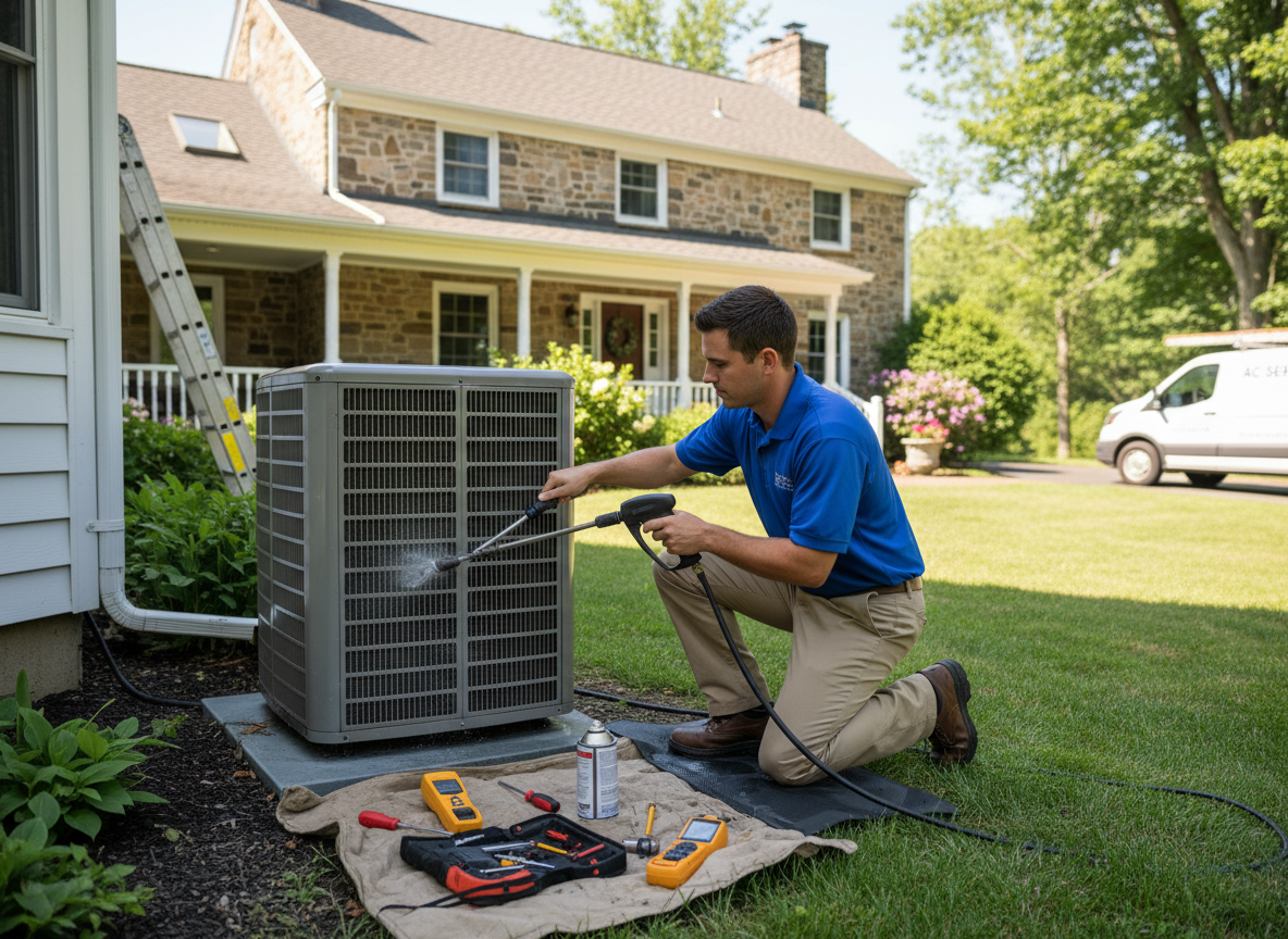Ac Repair Plumsteadville in Neshaminy, PA 18949